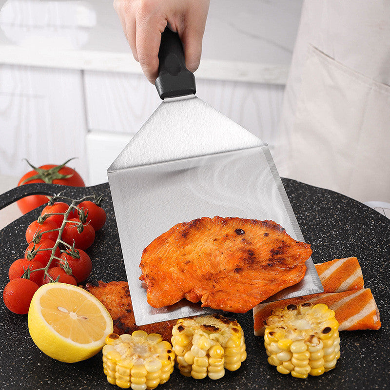 Stainless Steel Teppanyaki Steak Burger Shovel Cooking Shovel