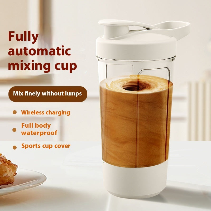 Automatic mixing cup